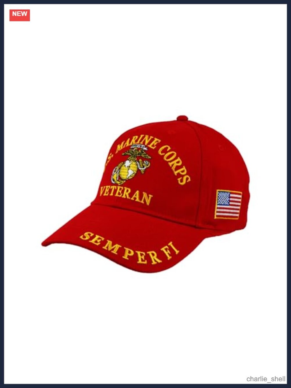 USMC Marine Corps Baseball Cap 100% Cotton Adjustable Military Hat
